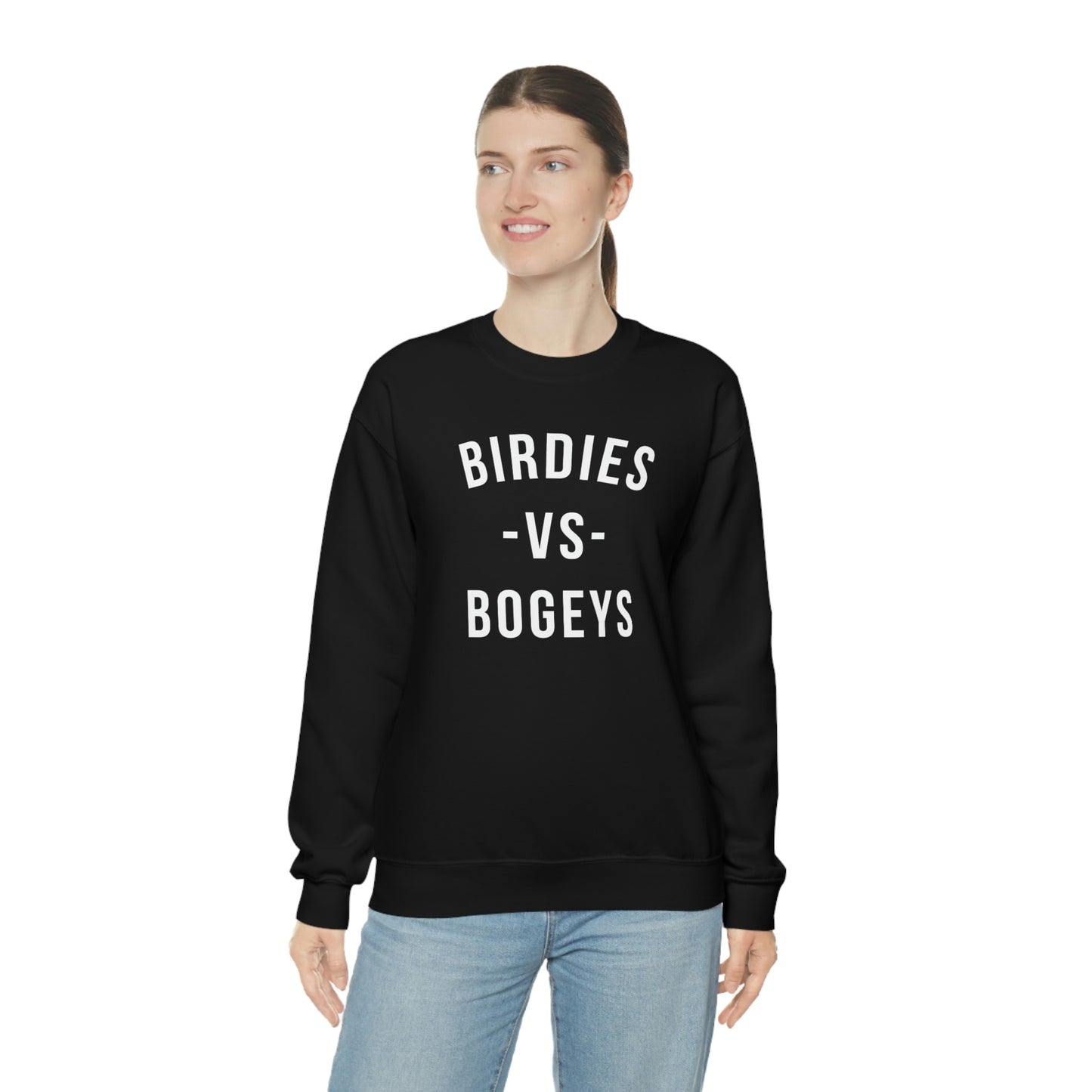 Birdies vs Bogeys - Unisex Heavy Blend™ Crewneck Sweatshirt