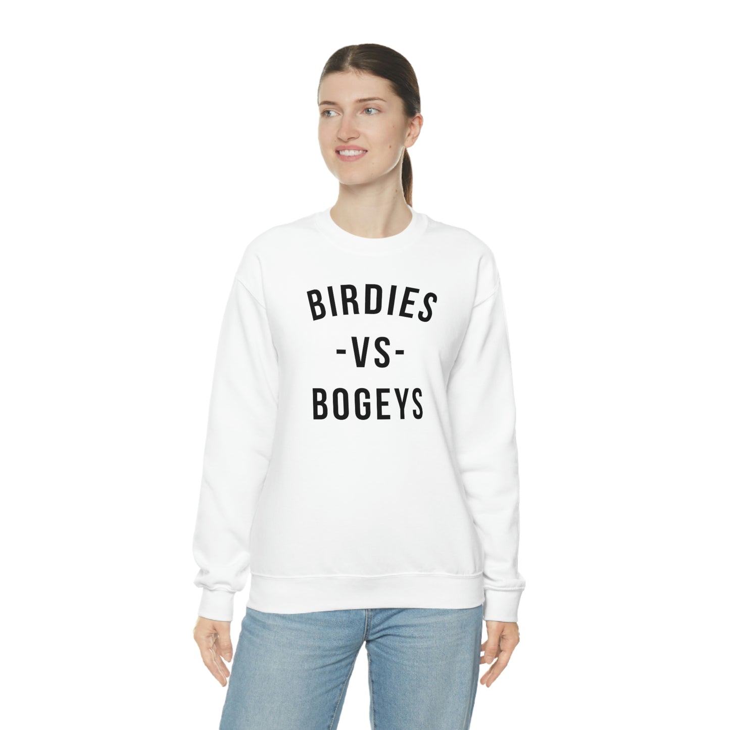 Birdies vs Bogeys - Unisex Heavy Blend™ Crewneck Sweatshirt