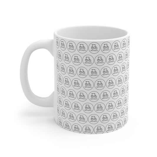 BestBall - White Ceramic Mugs (11oz)