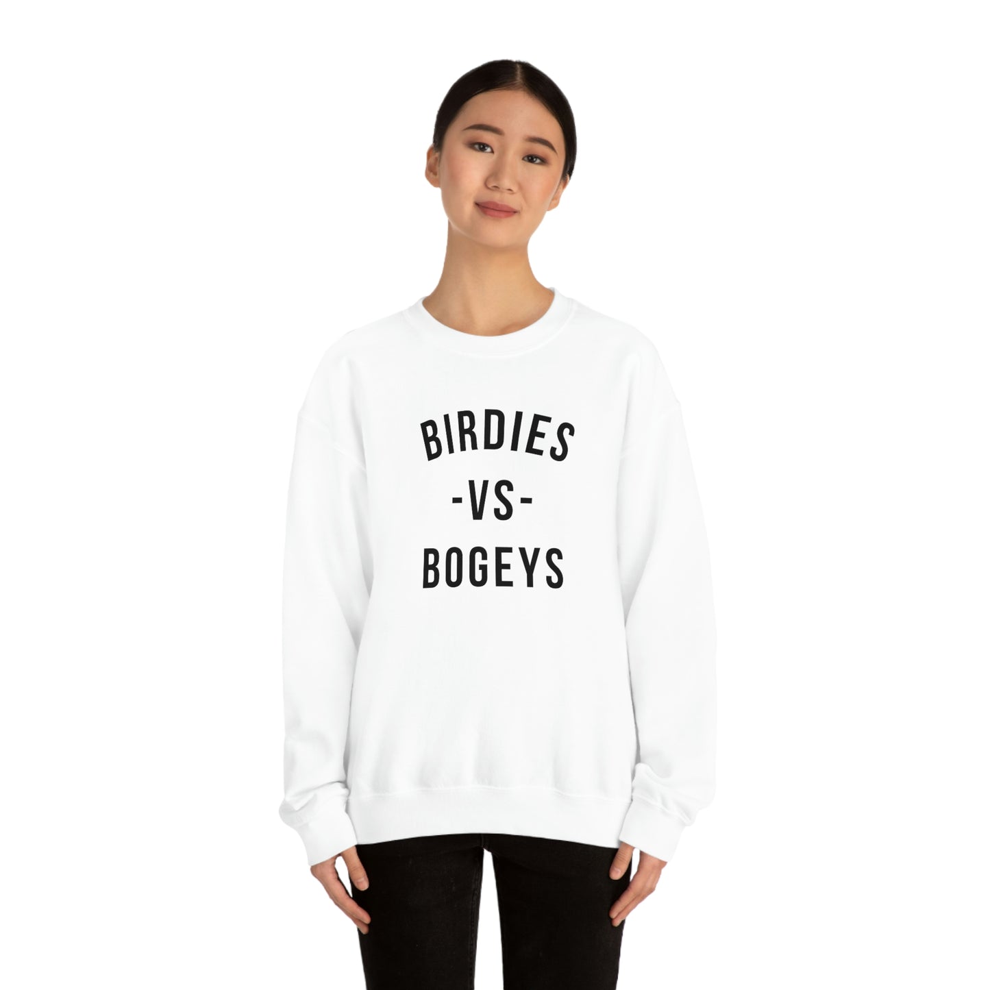 Birdies vs Bogeys - Unisex Heavy Blend™ Crewneck Sweatshirt