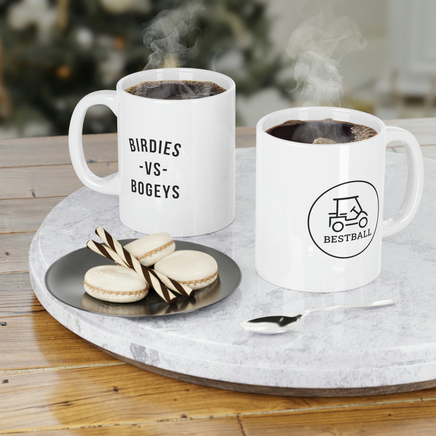 Birdies vs Bogeys - Ceramic Mugs (11oz)