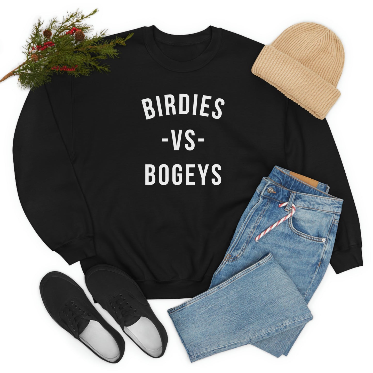 Birdies vs Bogeys - Unisex Heavy Blend™ Crewneck Sweatshirt