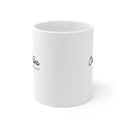 Caddie Tales Podcast - White Ceramic Mugs (11oz)