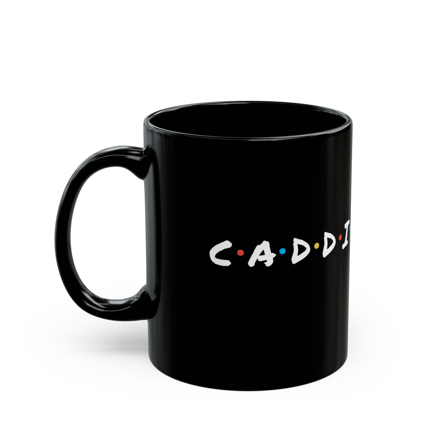 Friends of Caddie Tales - Black Mug (11oz)