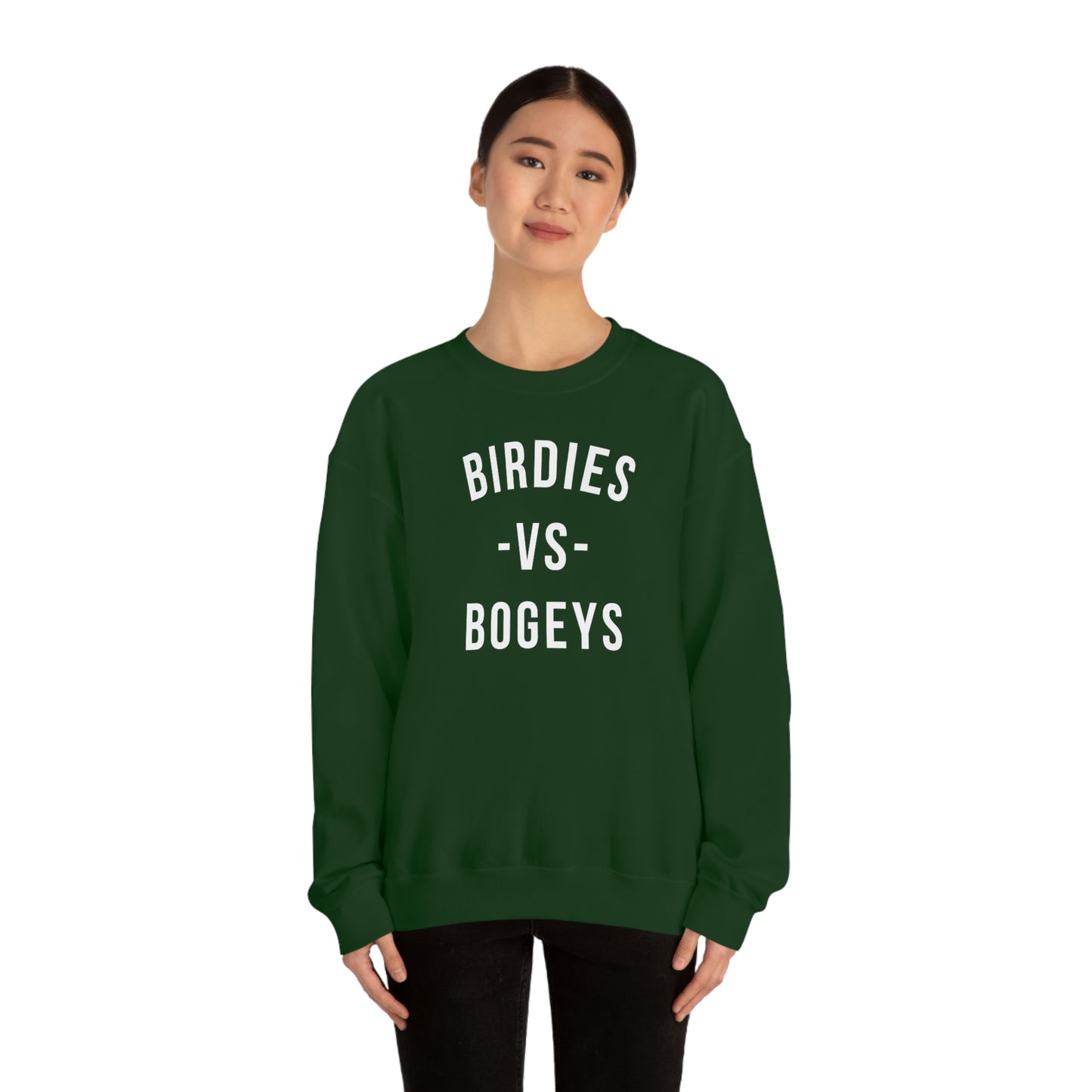 Birdies vs Bogeys - Unisex Heavy Blend™ Crewneck Sweatshirt