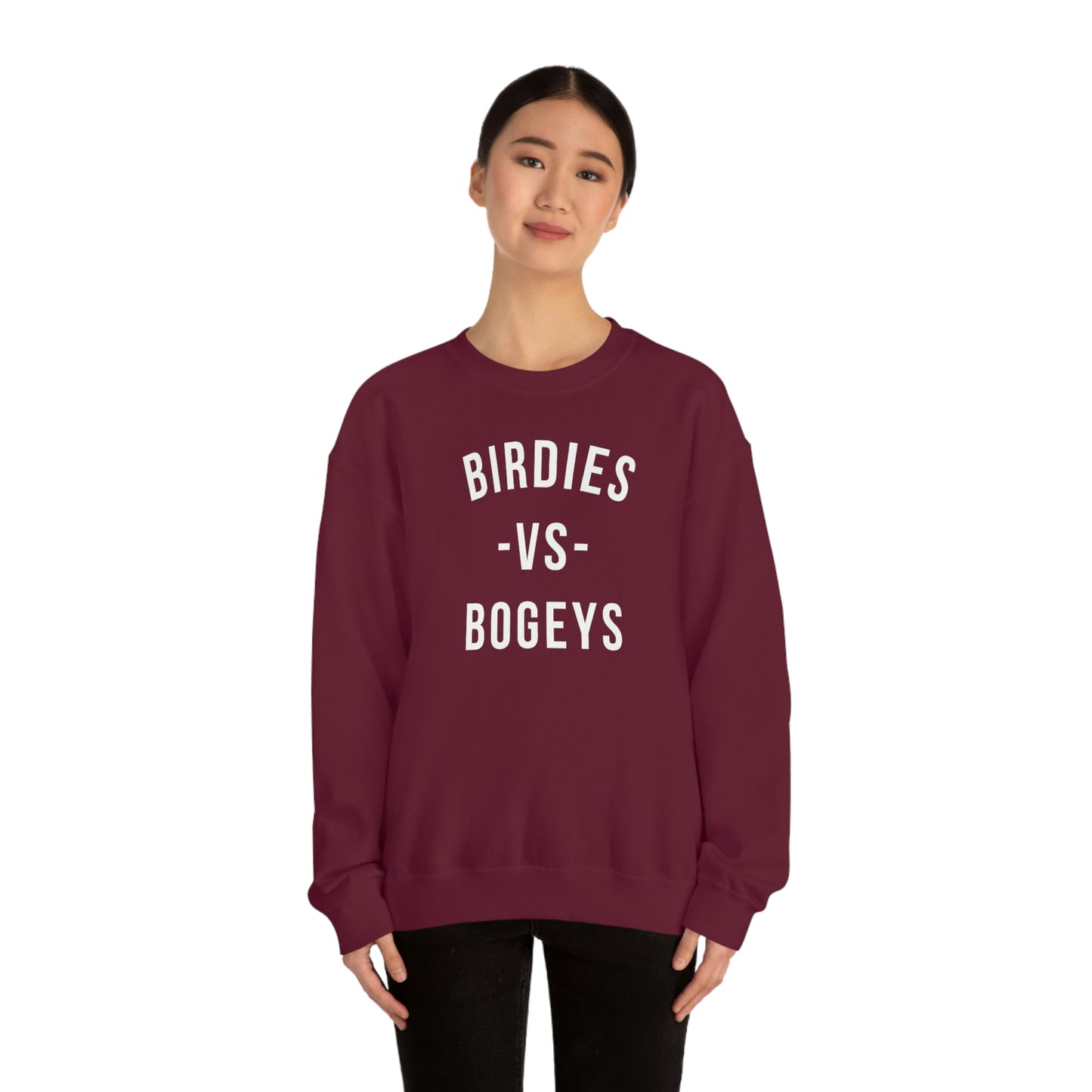 Birdies vs Bogeys - Unisex Heavy Blend™ Crewneck Sweatshirt