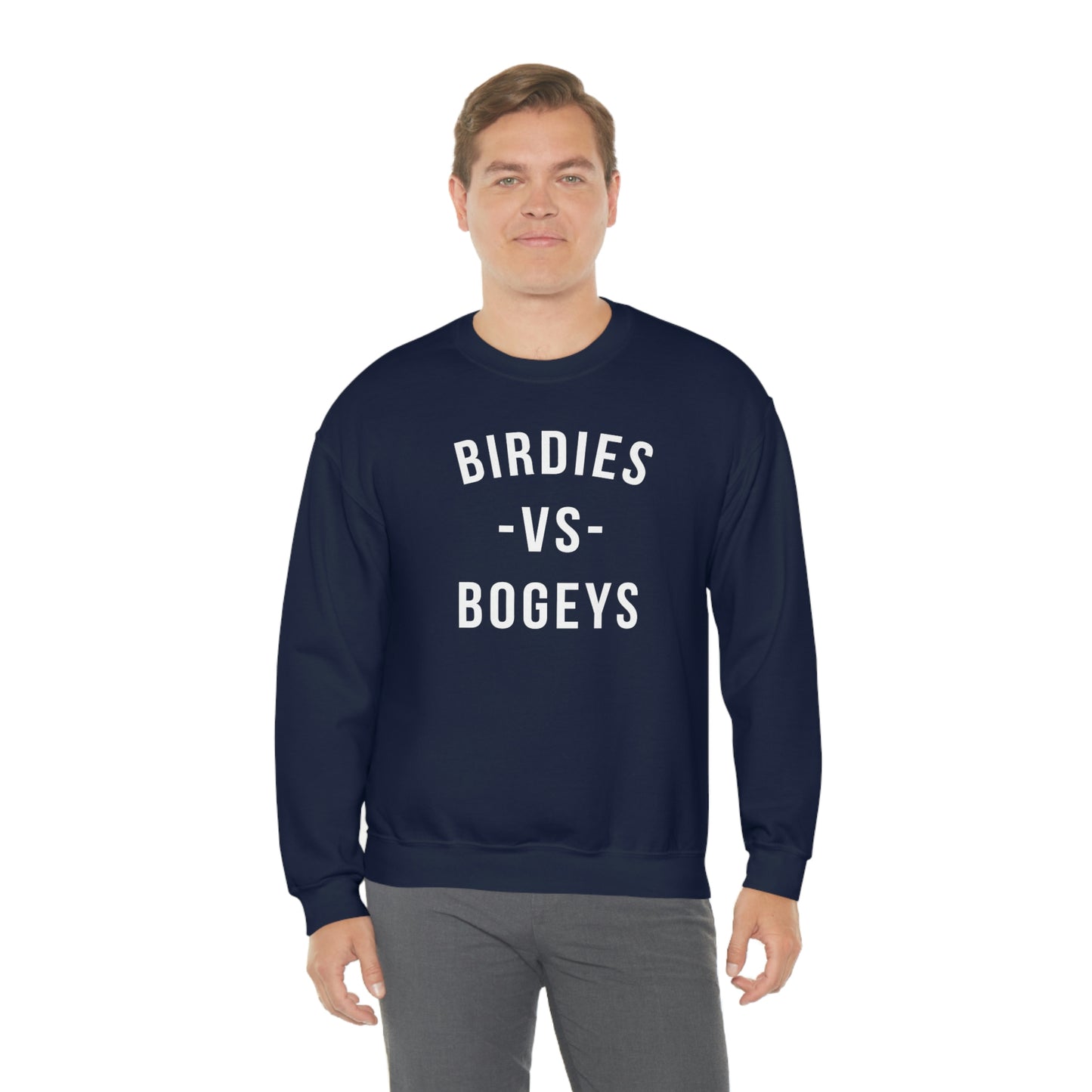 Birdies vs Bogeys - Unisex Heavy Blend™ Crewneck Sweatshirt