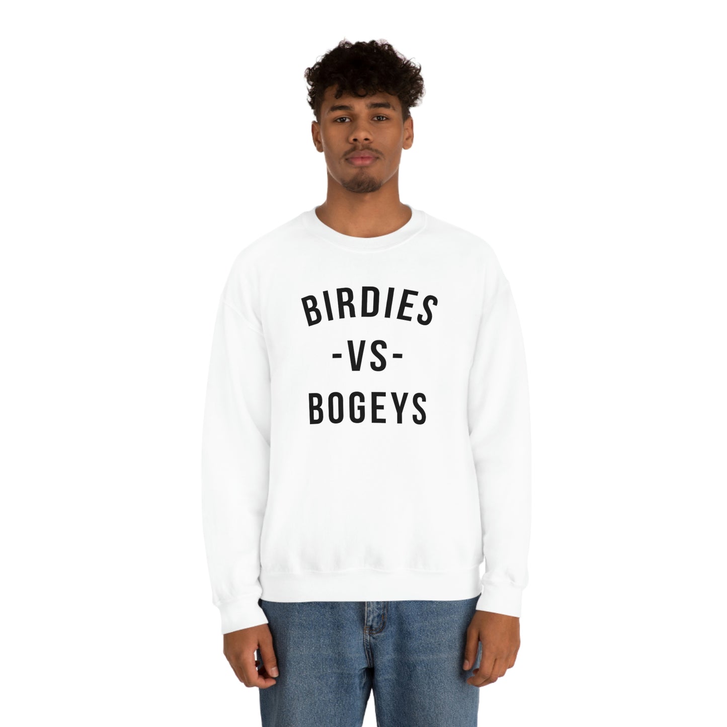 Birdies vs Bogeys - Unisex Heavy Blend™ Crewneck Sweatshirt