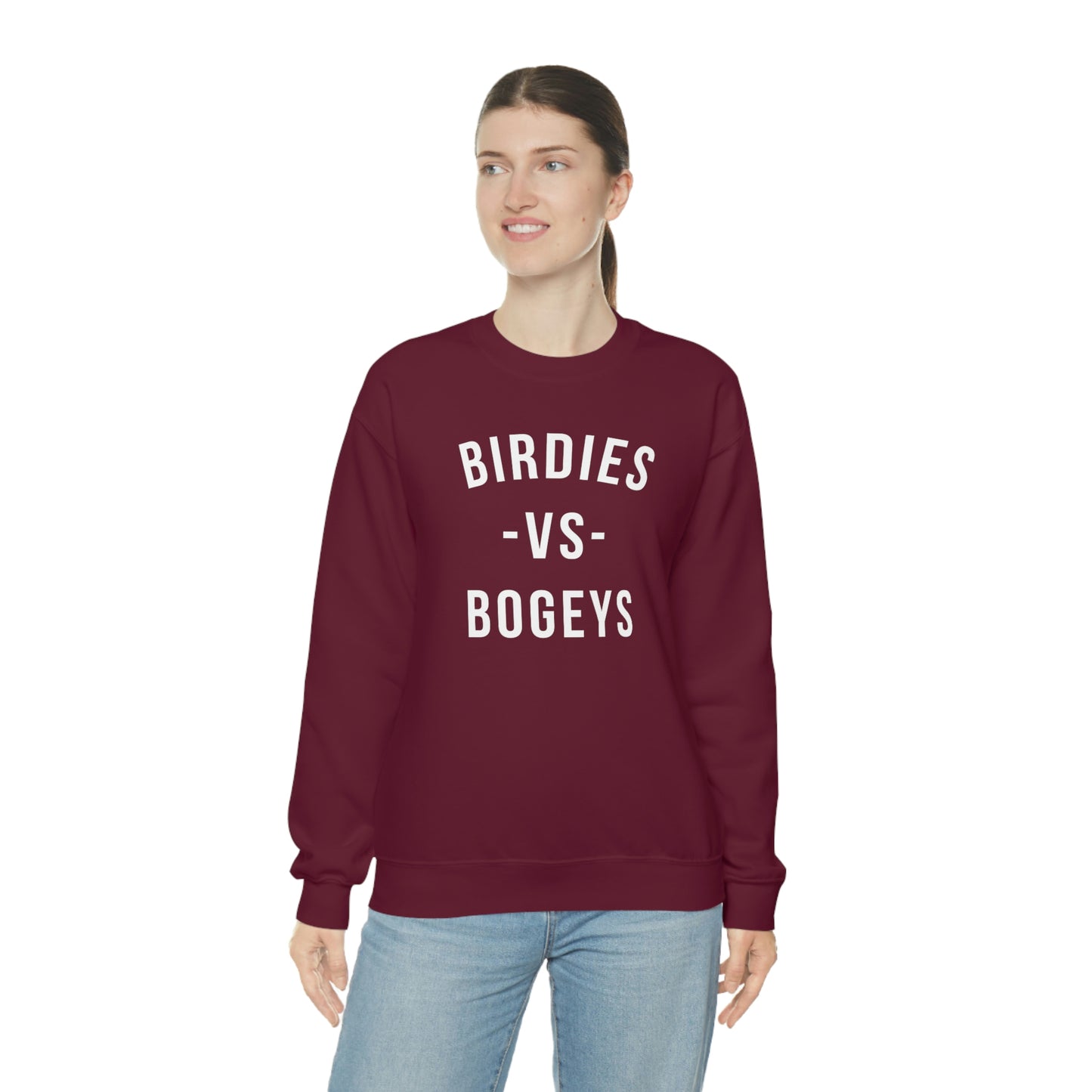 Birdies vs Bogeys - Unisex Heavy Blend™ Crewneck Sweatshirt