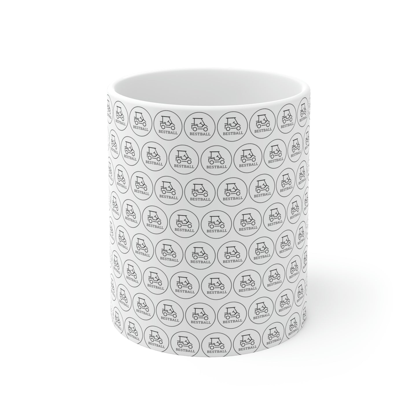 BestBall - White Ceramic Mugs (11oz)